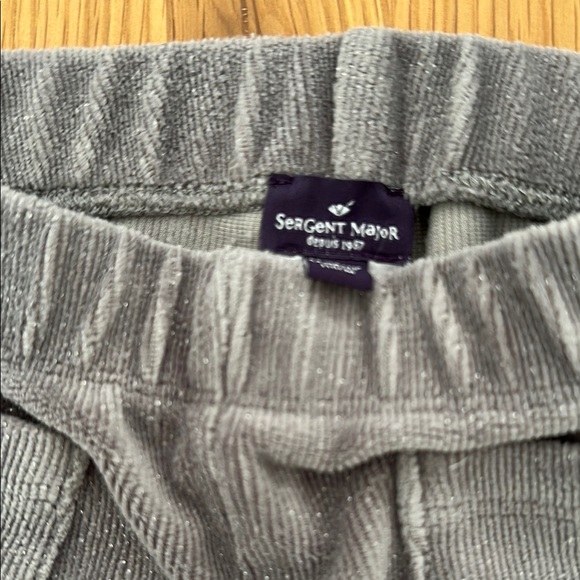 Sergent Major (French) Kids Gray Corduroy Pants 4T - Picture 2 of 2